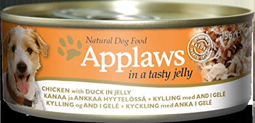 Applaws Nassfutter Hühnchenbrust mit Ente in Gelee 24 x 156g