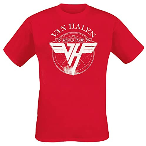 Van Halen 1979 Tour Männer T-Shirt rot XL Band-Merch, Bands XL
