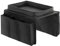 InnovaGoods® organizador de reposabrazos para sofa, bolsillo bandeja para sofa, organizador de mandos, Uso para ordenar utensilios de ocio y apoyar snacks o bebidas, 6 compartimentos, Color Negro