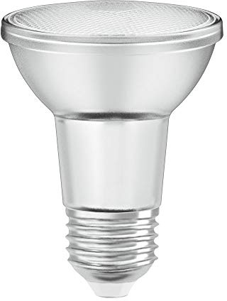 OSRAM Dimmbare PAR20 LED Reflektorlampe mit E27 Sockel, Warmweiss (2700K), Glas Spot, 5W, Ersatz für 50W-Reflektorlampe, LED SUPERSTAR PAR20 , 10er-Pack