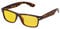 Schildpatt Klassiker Damen Herren Brille für Nachts Autofahren Polarisierte Sonnenbrille Herren und Damen UV400 Blendschutz Auto Brille für Nachtblindheit UV400 Gelb Getönte Brille Blendfreie