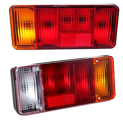 Promo Link 2x 12V 24V LKW Auto PKW KFZ Fahrgestell Anhänger Rückleuchten Heckleuchte Rücklicht Mit Kabel