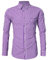 KOJOOIN Chemise Slim Fit Homme Chemise à Carreaux Traditionnelle pour Oktoberfest Fête Bière Festival Violet-Upgrade L