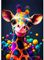 AIRDEA Kugel Giraffe Diamond Painting Erwachsene, 5D DIY Diamond Painting Bilde Malerei Kits für deko wohnzimmer, wanddeko, deko schlafzimmer 30x40cm