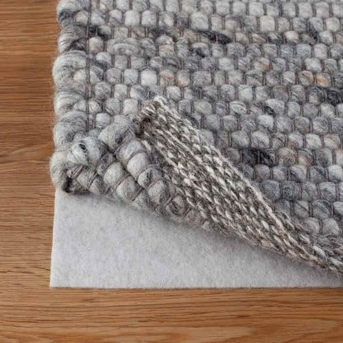 Knutzen Wohnen Vlies Teppichunterlage rutschfest 240 x 340 cm - Antirutschmatte für Teppich - Zuschneidbare Universalunterlage für Glatt- und Teppichböden - Lassen Sie Ihren Teppich richtig liegen
