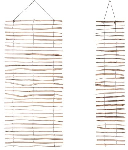 BooGardi Rankhilfe Haselnuss mit Draht · 2 Größen zur Wahl · 50x200 cm Abstand 3-5cm · Rankgitter Sichtschutz · Wandspalier ideal für Balkon, Garten und Terrasse · Kletterhilfe