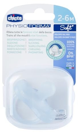 Chicco gommotto silicone azzurro 2-6 mesi 1 pezzo