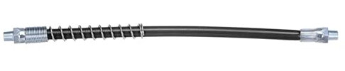 QUARKZMAN Fettpresse Schlauch 11.8 10000 PSI Feder Flex Hochdruck Schnellspanner für Schmierfett Ersatz mit Kupplung 1/8 NPT Gewinde für Fettpresse Schwarz