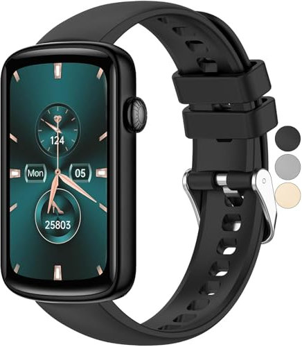 OUTPUTBT 16mm Armband für Shang Wing Lynn 2 Smartwatch Ersatzarmband für Amzhero D26,Weiche Silikon Uhrenarmbänder für Huawei Watch Fit Mini/Huawei TalkBand B7/B6/B3/Timex/SHENGKE/A SK Damen