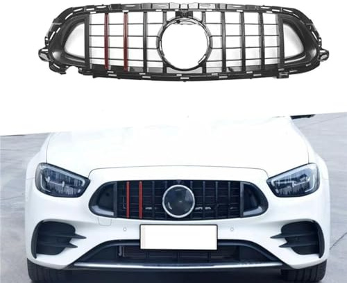 HJKJNBF Voiture Grille de Calandre Avant, pour Mercedes Benz E Class W213 2021 2022 2023 Pare-Chocs Grille de Calandre Protection de Grille de Radiateur