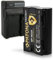 Chargeur PATONA + Batterie NP-W235 Protect V1 compatible avec Fuji Fujifilm X-T4, X-T5, X-H2, X-S20 | 2 600 mAh, 7,2 V, Li-Ion | Boîtier ignifuge, protection contre la surcharge et la surchauffe