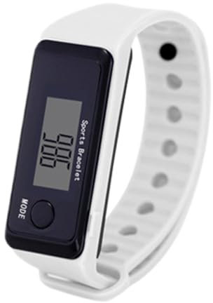 Bracciale contapassi orologio fitness impermeabile per sport - Tracker passi calorie distanza Smartwatch da polso intelligente per attività fisica allenamento corsa salute quotidiana