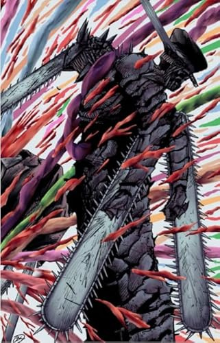 DMQBT Difficult Jigsaw 1500 Pieces - Colourful - Lrregular Jigsaws - Japanese Animes Chainsaws Man Posters - Gifts - Children'S Personalised Adult Toy - Hz164Xa