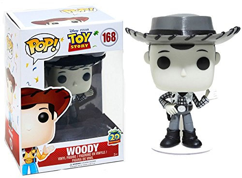 Funko 10985 Disney - Toy Story 20Th Anniversary - Woody B/W Figur, Mehrfarbig