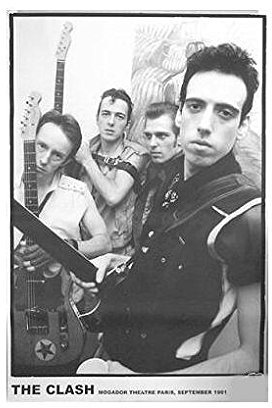 THE CLASH Poster Paris 1981