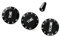 FLEOR ST 2T1V Guitar Tone Volume Control Knobs and 5 Ways Toggle Switch Tip for Electric Guitar Parts, Black