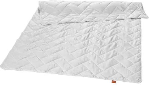 sleepling Bettdecke 200x200 cm, Baumwolldecke, Sommerdecke | 100% reine Baumwolle, Sommerbettdecke leicht 200 x 200 cm, Sommer, Made in EU, Waschbar bis 40 Grad