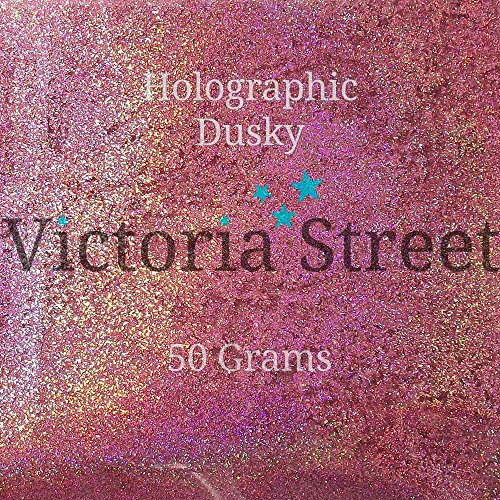 Victoria Street Glitter – rosa antico olografico – fine 0,2 mm oro rosa [100 grammi]