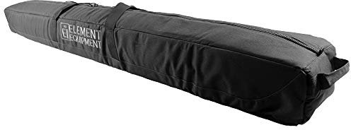 Element Equipment Deluxe gepolsterte Skitasche Single – Premium High End Reisetasche schwarz/grau 175