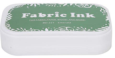 Stempelkissen für Scrapbooking, Papier, Holz und Stoff, Smaragdgrün