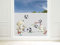 GRAZDesign Sichtschutzfolie Kinderzimmer Fussballer, Fensterfolie Blickdicht 57cm - 110x57cm