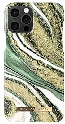 IDEAL OF SWEDEN Handyhülle für iPhone 12 und iPhone 12 Pro (Cosmic Green Swirl)