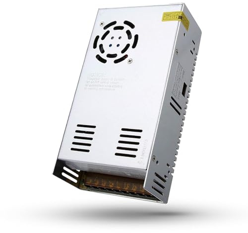 12V 30A 360W, DC Universal Regulated Switching Power Supply, Converter AC 110/220V to DC 12 Volt LED Driver, Transformer, Adapter for LED Strip Light, 3D Printer, Radio, Computer Project
