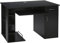 HOMCOM Bureau Informatique Table d'ordinateur multimédia Multi-rangements avec étagère tiroir Tablette Clavier MDF 120 x 60 x 74 cm Noir