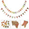 Wimpelkette stoff Wimpel Banner Wimpel Girlande draußen Outdoor Dekoration für Hochzeit Party Weihnachten Geburtstagsfeier