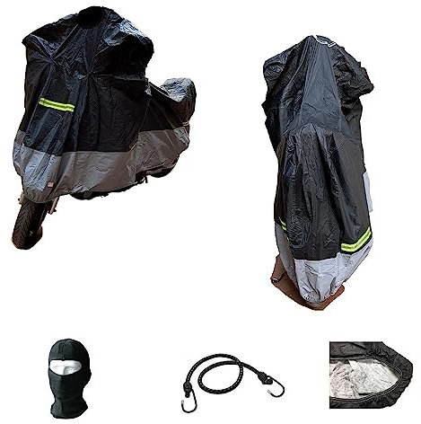 COMPATIBLE WITH KTM 125 DUKE ABS BIKE COVER WATERPROOF WITH LINING SIZE XL 246X105X127CM PROTECTION MOTORCYCLE COVER RESISTANT UNIVERSAL ANTI-TEAR