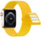 Lobnhot Cinturino Nylon Compatibile con Apple Watch 40mm 38mm 41mm, Sport Regolabile per iWatch Serie 10 9 8 7 SE 6 5 4 3 2 1, Giallo