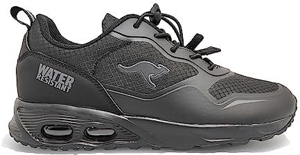 KangaROOS Unisex KX-Raptor Low Sneaker, Jet Black/Mono, 39 EU