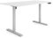 ESMART Germany ETX-121GW 160x80cm Weiß Ergonomischer Steh-Sitz-Schreibtisch Stufenlos elektrisch höhenverstellbar 73,5-123,5cm 3X Memory Aktivitätserinnerung Soft-Start/Stopp Schnelle Montage