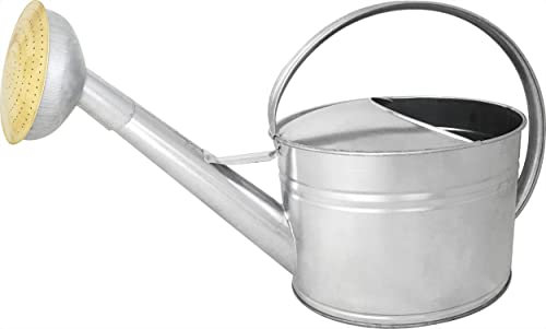 GUILLOUARD Arrosoir en Acier galvanisé avec Pomme et Grille en Laiton 6 litres