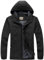 Blu Apparel Veste de pluie imperméable pour homme de qualité supérieure pour la marche, la randonnée, le quotidien, coupe-vent, Noir , L