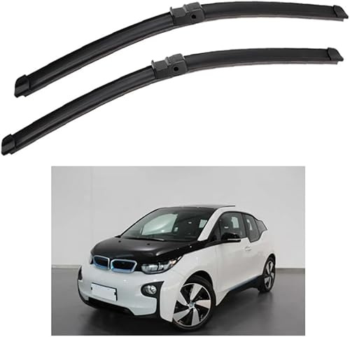 CUPLES Scheibenwischer für BMW i3 30+21 2016, Auto Scheibenwischer Vorne Und Hinten Wischerblätter Set Teile Ersatzwischblätter,B RHD