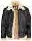 TLC Sheepskin Herren Shearling Fliegerjacke - Echtes Leder B3 Bomberjacke mit Fell - Lederjacke mit Fell Herren, Braun, XX-Large