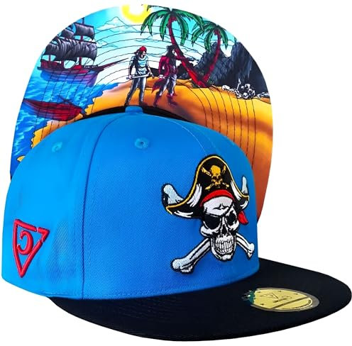 Capiche [99+ VARIATIONEN] Snapback Cap - Kappe - Baseball - Mütze - Kunst - Unisex - Schirm - Männer - Herren - Damen - [Pirates] - Treasure Hunting