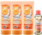 Balea 4er-Set Hautpflege: Pflegelotion VITAMIN C hautbildverfeinernd & belebend mit Aprikosenkernöl (3 x 200 ml) + Pflegeöl SENSE OF APRICOT Massageöl mit Mandel- & Traubenkernöl (100 ml), 700 ml