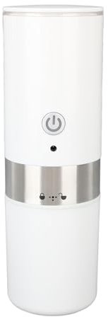 Qcwwy Portátil, Tetera de café y té, Máquina de café de Viaje, Botella de Agua de 22,2 Oz, Botella de Hervidor de café de Preparación Rápida con Cable USB, Juego de Máquina de