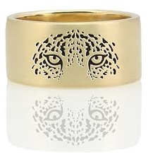 Tiger Augen Breite Gold Ring - Gravierte Tigeraugen Ring - Benutzerdefinierte Tieraugen Ring - Unisex-Ring