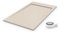 PLATO DE DUCHA AMBIENTE CREMA - 70x170cm - resina con cargas minerales