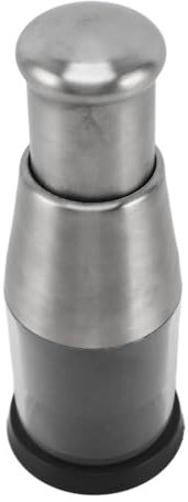 Picadora de Verduras de Mano, Picadora Manual de Alimentos con Recipiente, Picadora de Verduras de Mano, Picadora de Ajo y Cortador de Cebolla de Acero Inoxidable, Vegetal,