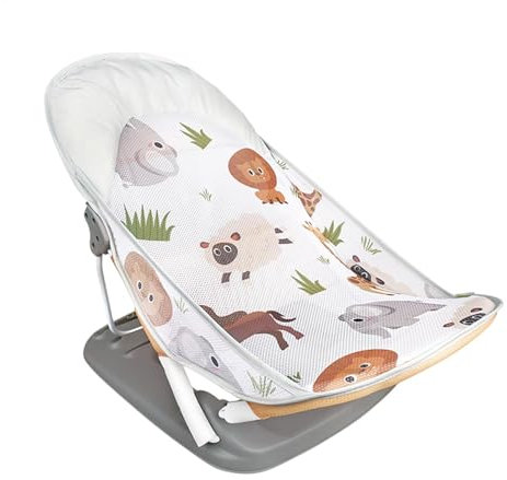 Kinder Haar Waschen Bad Sitz, Kinderbadestütze, Kleinkindbadwanne, Shampoo Stuhl Badegast Baby Badewanne Mädchen, Shampoo Chair Bather, Faltbare Duschbadeweichunterstützung Netto Badewannens