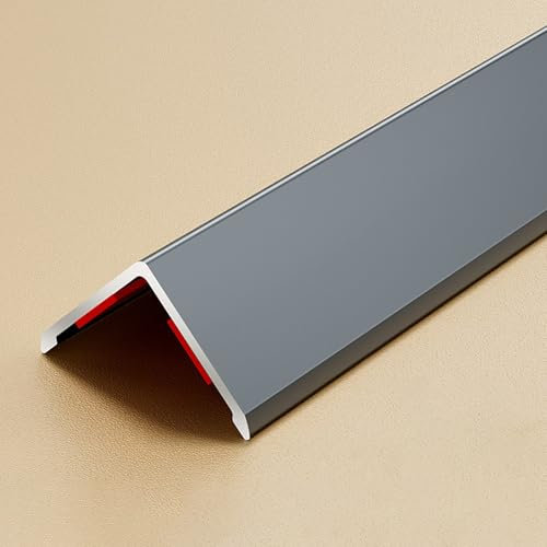 Coayuou Winkeleisen 100cm* 3 Stück Aluminium Profile Langlebiger Schutz Kantenleiste Selbstklebend Eckschutz Ideal Für Die Möbel- Und Wandkantenveredelung(Sternenhimmel grau,25x25mm)
