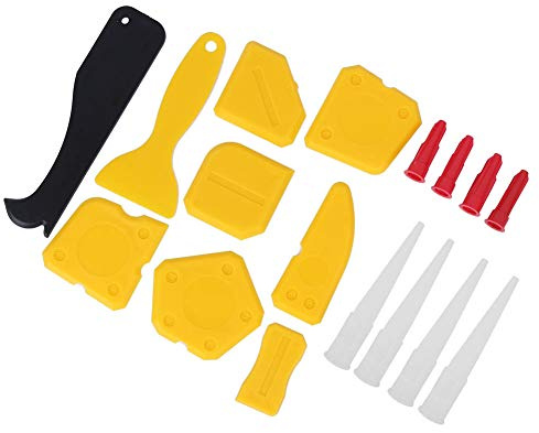 AUNMAS Molding Grout Silicone Resin Spatula, Hand Caulk Scraper, Flexible & Multi-Angle with Every Joint, Professional Tool for Tiles or Bricks. Used for Beautifying Glass Glue,