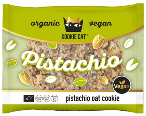 Kookie Cat pistachio oat cookie, Kekstaler, 50g