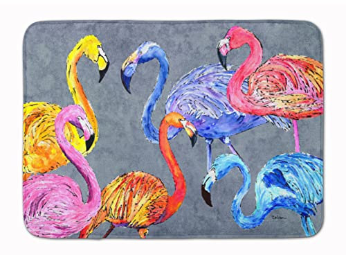 Caroline's Treasures Fußmatte Flamingo Six Senses, 48,3 x 68,6 cm, Mehrfarbig