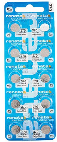 Renata Silver Oxide Watch Battery 371 - SR920SW (10 Batteries) …
