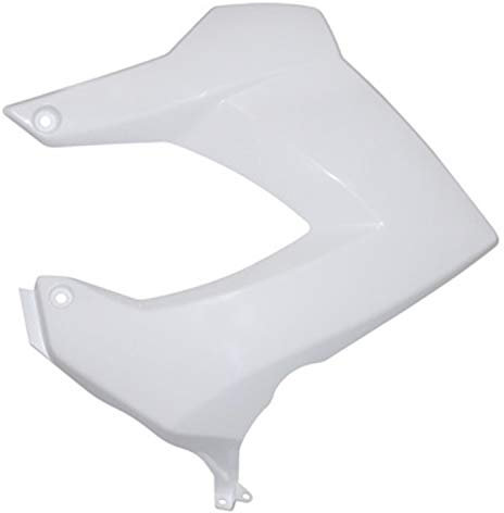 Écope ouïe de radiateur gauche moto Derbi 50 Senda blanc brillant Neuf